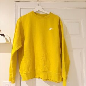 Yellow Nike Crewneck